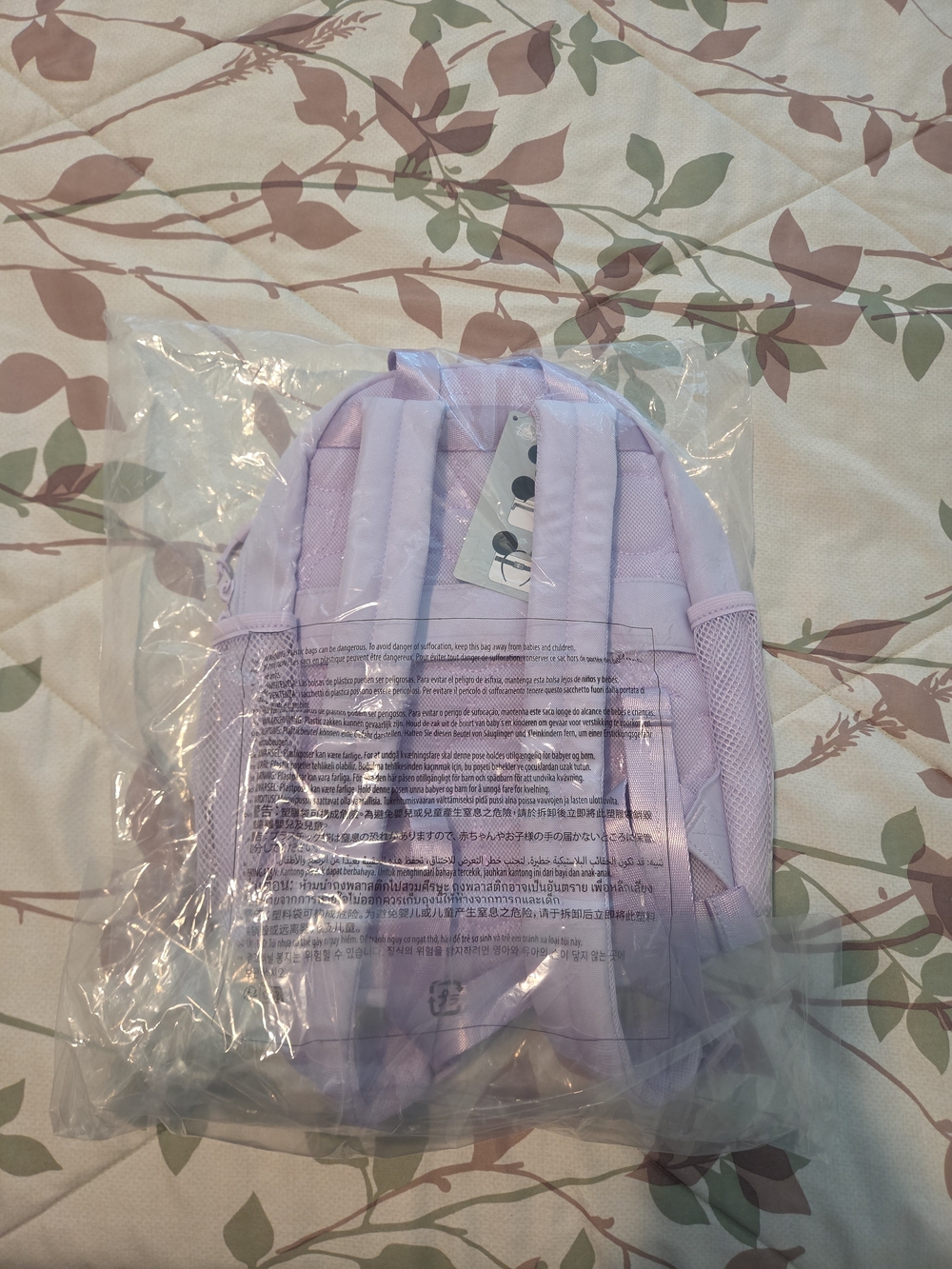 Disney Lavender Ghost 'Hey Boo' Backpack - Picture 3 of 3